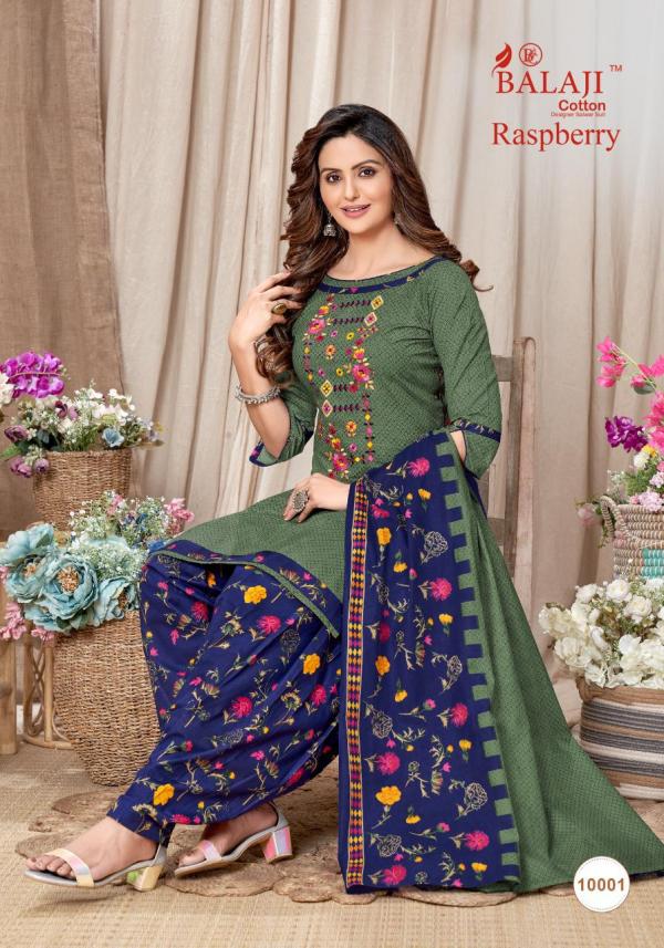 Balaji Raspberry Patiyala Vol-10 Cotton Designer Dress Material